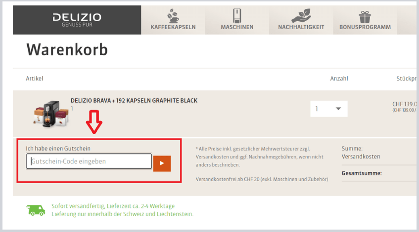 Delizio_Wie_verwendet_man_einen_Gutscheincode.png