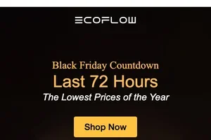 ⏳ Black Friday Last 72 Hours: Year's Lowest Prices!