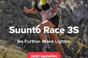 Wir präsentieren: die Suunto Race 3S. Mehr Power, weniger Gewicht.