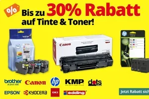 ✔ Jetzt bis zu 30% Rabatt auf Tinten & Toner sichern!