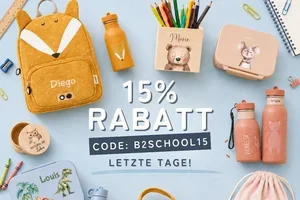 Letzte Chance: 15% Rabatt 🎒✏️📚