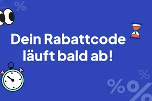 Dein Rabattcode läuft in Kürze ab ⏳