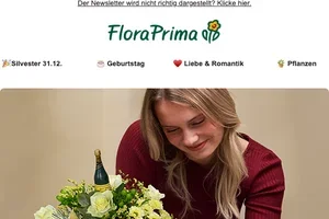 Bestelle jetzt herrliche Silvester-Blumengrüße 🎆💐