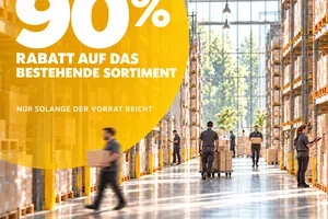 90% Rabatt auf alles!