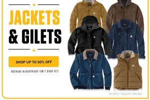 Up to 50% Off Jackets Built to Last