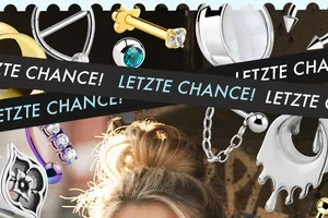 ⏰ Letzter Tag: 25% auf alle Stahlpiercings enden um Mitternacht, 