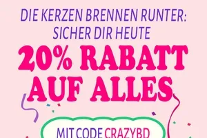 ⏰ Dieses Special endet heute, ! 20% Rabatt auf alles endet um Mitternacht.