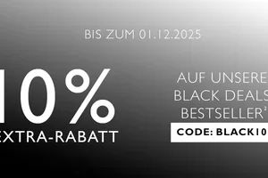 Extra-Rabatt: Zusätzlich +10% auf unsere Black Deals Bestseller!