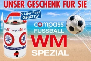 Gratis 5L Compass Hafenbier zum großen Fußball-Sommer!