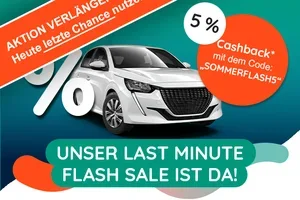 Verlängert: dein 5 % Cashback* gilt auch noch heute