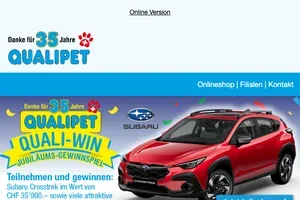 35 Jahre QUALIPET: Jetzt gewinnen 🎉