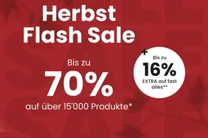Flash Sale: Bis zu 16% Extra-Rabatt 😍