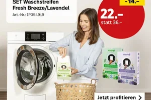 Nur heute: Washo Waschstreifen Set für nur CHF 22.–