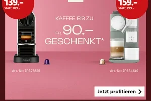 Nur heute: Bis zu 26% Rabatt auf Nespresso Maschine 🤩