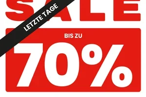 Sale, letzte Tage mit bis zu 70% im Summer Sale ⏰