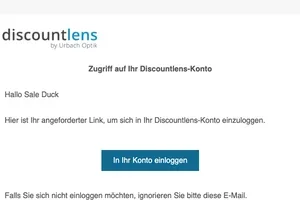 Ihr Login Link (8 Juni, 10:20)