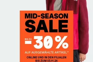 🔥30% Rabatt im Mid-Season Sale 