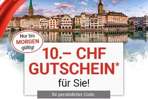 10 CHF Gutschein zum Bundesfeiertag!