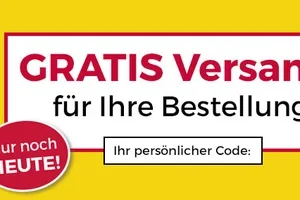 Versandkostenfreie Lieferung - nur noch heute!