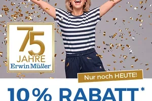 Nur noch heute - 10% RABATT auf ALLES!