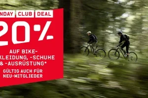 20 % auf Bike-Bekleidung, -Schuhe & -Ausrüstung – SUNDAY CLUB DEAL
