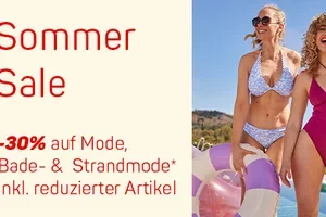 Sommer Sale 🌞 -30% auf Mode, Bademode & Strandmode