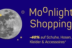 Moonlight Shopping 🌛 -40% auf Schuhe, Hosen, Kleider & Accessoires
