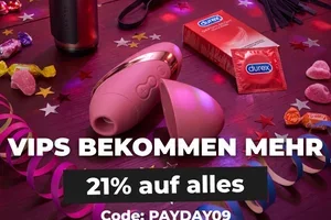 VIPs bekommen mehr: 21 % Rabatt auf Sex Toys, Dessous & mehr