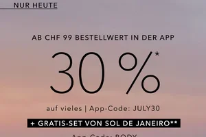 App-Deal: –30 % Rabatt + GRATIS-Set von Sol de Janeiro  