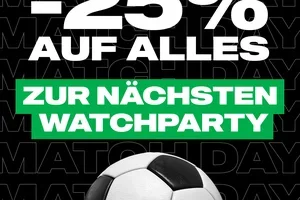 Ready fürs Public-Viewing 📺⚽? -25% Rabatt zum Matchday!
