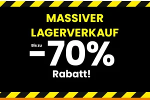 🚧 Der grosse LAGERVERKAUF geht weiter: Bis zu -70%
