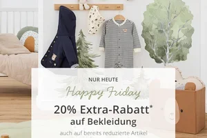 Heute 20 % Extra-Rabatt auf Bekleidung