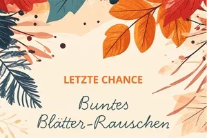 Nur wenige Stunden: 15 % Rabatt 🍁
