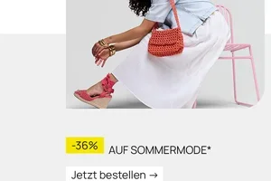 36° und es wird noch heisser: -36% auf Sommermode ☀️