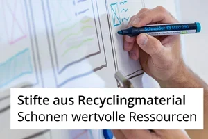 Nachhaltig schreiben mit Schneider ✏️