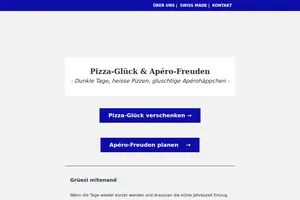 Aktuell: Pizza-Glück & Apéro-Freude