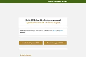 Limited Edition: Geschenkset Appenzeller Gurt