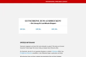 Last Minute Geschenkidee: Gutschein geht immer!