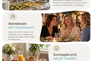 Restaurant, Einladung, Wochenende? So bleibst Du entspannt dabei