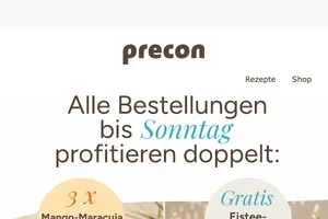 Hitzewelle: Alle Bestellungen bis Sonntag profitieren doppelt ☀️