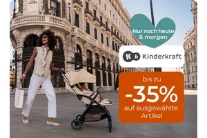 Letzte Chance: Bis zu -35 % Rabatt auf Kinderwagen, Kindersitze und Co.