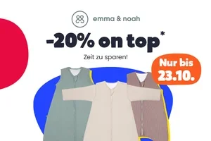 -20 % auf Schlafsäcke, Sleepoveralls & Krabbeldecken