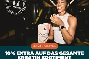 Letzte Chance: 10% EXTRA auf Kreatin ⏰
