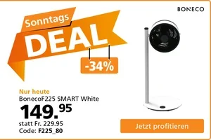 Nur heute: 34% Rabatt auf Boneco Ventilator🤩