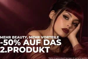 -50% auf das 2. Produkt sichern 💜