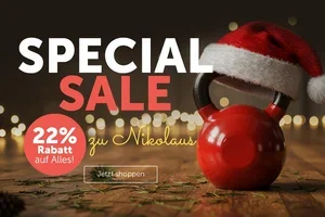 🎅 Nikolaus-Special: 22% auf alles!