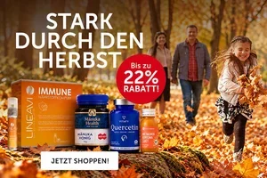 Bis zu 22% Rabatt – fit durch den Herbst