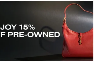 15% off pre-owned bags & more