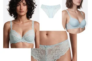 Himmlische Wäsche: «Luxury Desire» in Hellblau