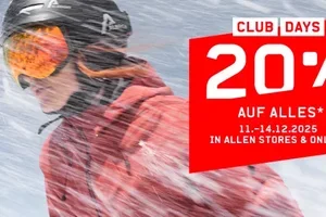 20% AUF ALLES – CLUB DAYS  